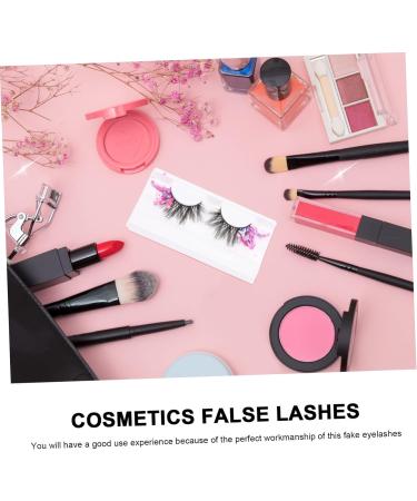 minkissy 1 Pair Fake Eyelashes Color Lashes Extension Glitter Lashes Eyelashes Colorful Rainbow Eyelashes Black Decor False Lashes Glitter False Eyelashes Halloween Fiber 3d Extend - Buy Online on GoSupps.com