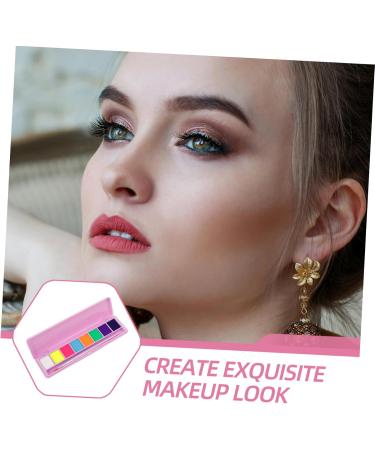 WOONEKY 1 Set Makeup Eyeshadow Palette Makeup Palette Neon Face Paint Eyeshadow 8 Colors Eyeliner Powder - Buy Online on GoSupps.com