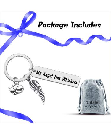 In Memory of Cat Keychain - Sympathy Gift for Pet Loss - Cat Lover Remembrance Jewelry - Buy Online on GoSupps.com