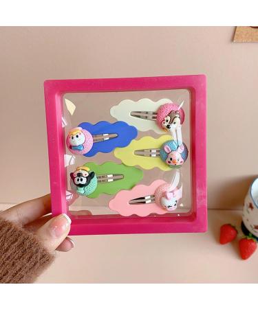 Girl's Bangs Broken Hair Finishing Hairpin Children's Forehead Clip Baby Cartoon Barrettes Little Girl's Back Headwear 9979 M Pink pig hair clip 5 - Buy Online on GoSupps.com