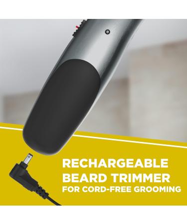 Wahl Groomsman Rechargeable Beard Trimmer Set for Mustache Light detail work and body grooming with the bonus WetDry battery Nose trimmer - Buy Online on GoSupps.com