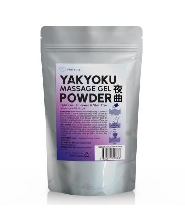 Japanese Massage Gel Powder (500g) - Yakyoku Edition| Resealable Sachet | Slippery Odorless Tasteless and Stain-Free | Made in Japan | Massage Powder Makes Up to 50L/13.2 gal of Gel