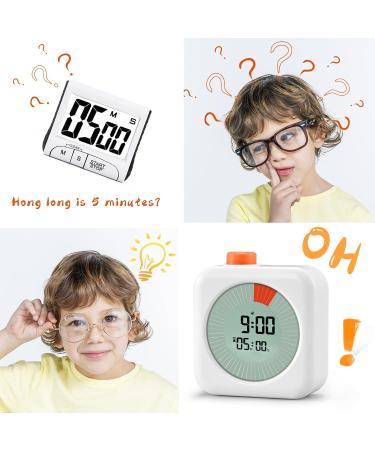 EooCoo Visueller Timer - White | International Shipping Available - Perfect for Home & Office Use - Buy Online on GoSupps.com