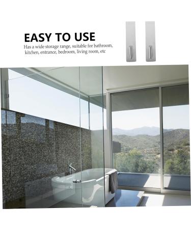 DOITOOL Clothes Rack 2pcs Back-Mounted Single Hook Wall Mount Clothing Rack Towel Hanger Towel Hooks Over The Door - Buy Online on GoSupps.com