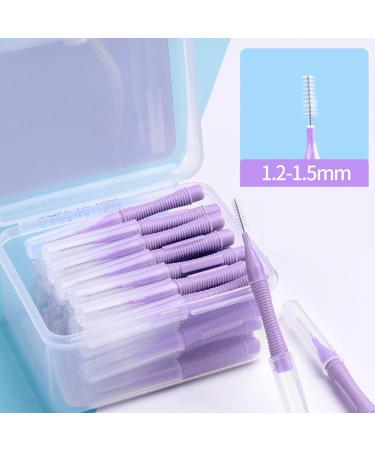 40-Piece Interdental Toothbrush Set - Ergonomic Handle for Retainer Care | International Shipping - Buy Online on GoSupps.com