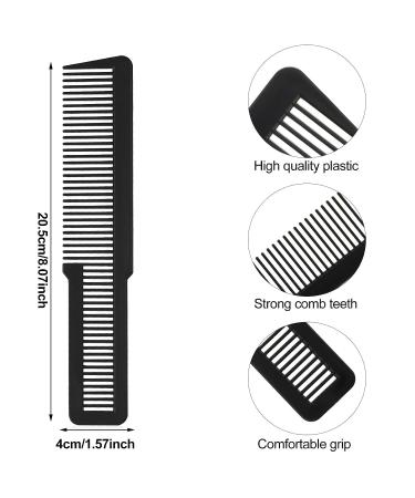 6-Piece Professional Hair Cutting Comb Set - Ideal for Stylists and Barbers - Black - Buy Online on GoSupps.com