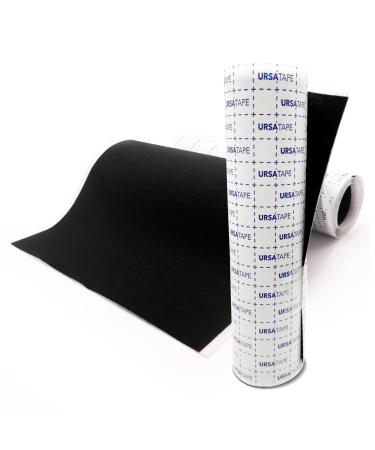URSA Tape  Stretchy Moleskin Fabric Tape Roll  Heavy-Duty No-Residue Fashion Tape and Body Tape for Fabric  Shoes  Skin and More  Black  100x15 Centimeters (39 x 6 inches)