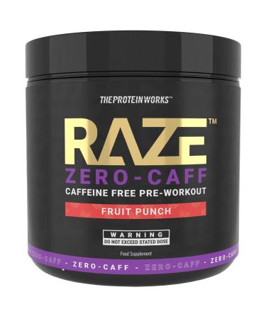 Raze Pre-Workout Powder | Zero Caffeine | Blue Raspberry