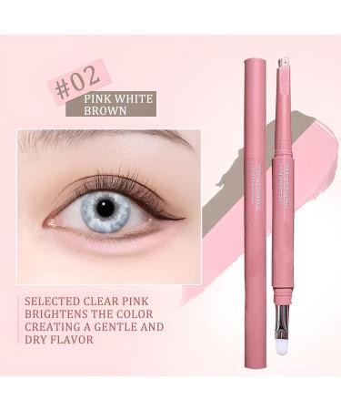 Eyebrow PencilPrecision Double Sided Eyebrow Pencil Beveled Tip Applicator Highlighter Pen for Makeup Work Party Beauty Women Beginners Social Girls 02 - Buy Online on GoSupps.com