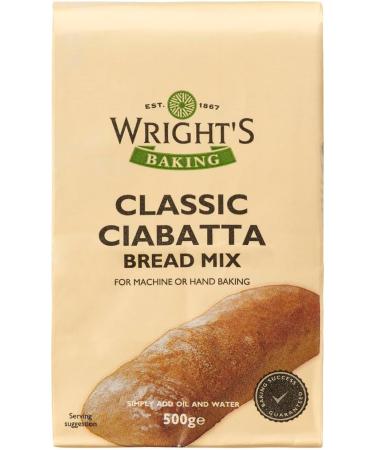 Wright's Baking | Bread Mix Selection Pack (2 Packs Mixed Grain Bread Mix 500g + 2 Packs Classic Ciabatta Bread Mix 500g) | For Machine or Hand Baking - Buy Online on GoSupps.com
