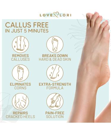 Love Lori Foot Callus Remover Gel 6oz - Professional Pedicure Results at Home - Buy Online on GoSupps.com