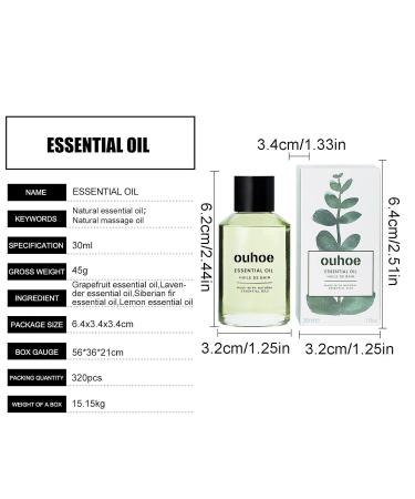 Refreshing Body Massage Oil - Invigorating Essential Oil Blend 1 fl. Oz - Natural Formula for All Skin Types - Pologmase - Buy Online on GoSupps.com