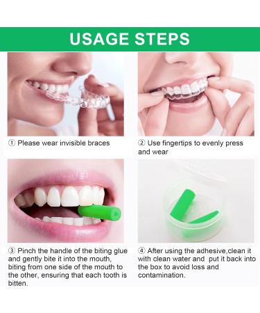 Aligner Tray Seaters Chewies - 10 Pieces Green | Best Aligner Chewies for Comfort & Fit - Buy Online on GoSupps.com