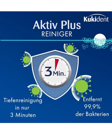 Kukident Active Plus Cleaning Tablets - Denture Care 99 Tabs for Effective Cleaning - Buy Now! - Buy Online on GoSupps.com