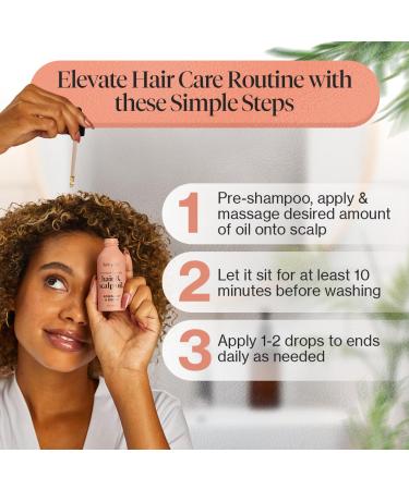 Kitsch Rosemary Oil for Hair Growth - Biotin-Infused Pre-Wash Scalp & Hair Treatment Nourishing & Volumizing Eco-Friendly 60 mL - Buy Online on GoSupps.com