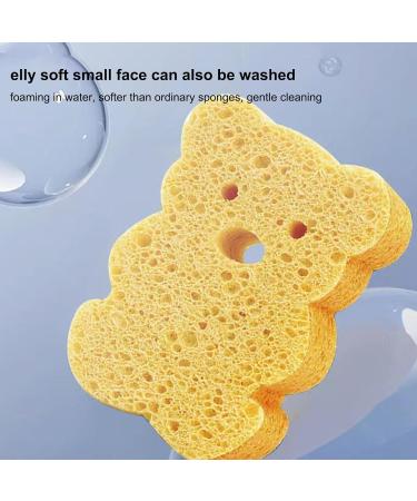 Toddler Bath Sponge Soft Baby Shower Body Scrubber Bath Rub Cute Shower Sponge Shower Brush Body Scrubber Dead Skin Remover for Deep Cleansing Orange - Buy Online on GoSupps.com