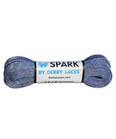 Derby Laces Arctic Mirage Spark Shoelace for Shoes, Skates, Boots, Roller Derby, Hockey and Ice Skates 72 Inch / 183 cm