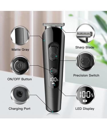 Professional Hair Clippers for Men | 5-in-1 Grooming Kit | Electric Trimmer for Beard Nose Ear & Eyebrows - Buy Online on GoSupps.com