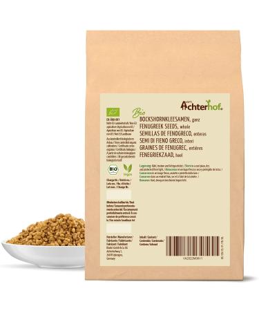 Buy Organic Bockshorn Clover Seed (250g) | Fenugreek Seeds for Tea & Spice | Achterhof Quality - Buy Online on GoSupps.com