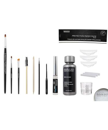 Makki 5 Angled Stiff & Flexible Brush Applicators for Eyelash Tint Eyebrow Tint & Eyelash Perm Curl - International Shipping - Buy Online on GoSupps.com