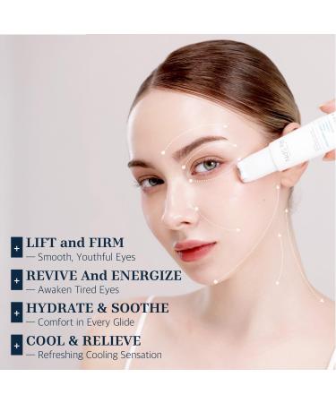 Re.SPN Bakuchiol Firming Eye Cream with Cooling Metal Roller Clinically Proven Moisturizing Eye Cream for Puffiness Wrinkles & Dark Circles | Vegan Fragrance-Free Korean Skincare (0.67 fl oz) Clear(Bakuchiol) - Buy Online on GoSupps.com