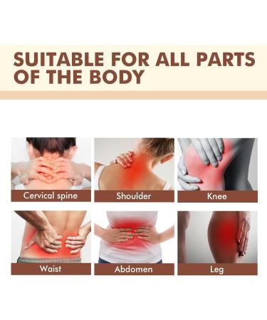 5 Pieces Turmalinstein Moxibustion Patches - Self-Warming Pain Relief Stickers for Men & Women | Plant Extract Massage - Buy Online on GoSupps.com