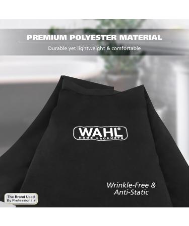 Wahl Clipper Reusable Barbers Cape for Hair Cutting & Trimming - Adjustable Neck for Kids & Adults - Model 3417 - Buy Online on GoSupps.com
