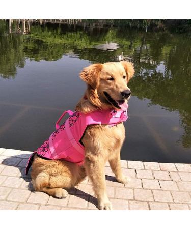Buy Omem Life Jacket for Dogs - XS Rose | Ideal for Swimming Surfing Boating & Puppy Pools - Buy Online on GoSupps.com