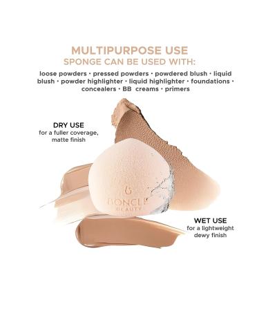 Boncle Beauty Mochi Makeup Sponge - Flawless Application, Ultra Soft & Minimal Absorption - Buy Online on GoSupps.com