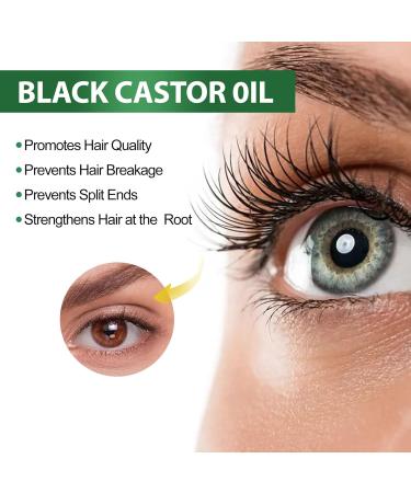 Premium Black Castor Oil - 100% Pure & Natural for Hair & Skin Wellness | International Shipping Available - Buy Online on GoSupps.com