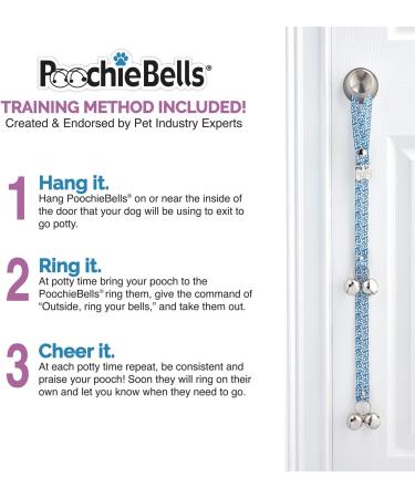 Poochie Bells Good Dog Green - Dog Walking Training & Doorbell for Effective House Training - Buy Online on GoSupps.com