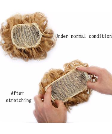 Hair Bun Hairpiece for Women Messy Bun Hair Piece Elastic Drawstring Wave Curly Scrunchies Ponytail Extension with Comb Synthetic Curly Hair Bun Chignon Hair Extensions Hair Chignons(102) - Buy Online on GoSupps.com