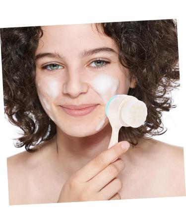 Angoily Manual Face Brush Pore Deep Skin Care Tools Silicone Face Cleansing Brush Hair Accessories Hand Wash Brush Deep Pore Child Scrub Brush Artificial Fiber Handheld - Buy Online on GoSupps.com