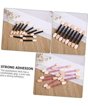 PLAFOPE 40pcs Sponge Stick Eye Brushes for Foundation Makeup Applicator Glitter Makeup Brushes Plastic Abs - Buy Online on GoSupps.com