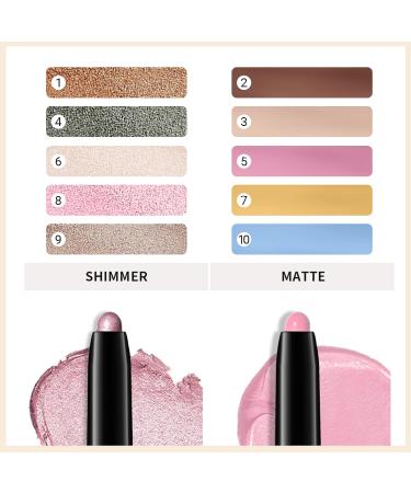  Erinde Erinde Champagne Glitter Eyeliner Pencil Waterproof and Long-Lasting Shimmer Cream #09 - Buy Online on GoSupps.com