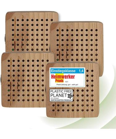 ISOTRONIC Ultrasonic Mouse & Rat Defense - 4-Piece Chemical-Free Pest Control in Wooden Housing for Home Basement & Garden - Buy Online on GoSupps.com