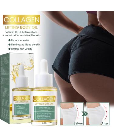 Iunser 30ml Collagen-Enhancing Body Oil - Toning Formula for Arms Belly & Hip Shape Improvement | Slim Figure & Lavender Water | International Shipping - Buy Online on GoSupps.com