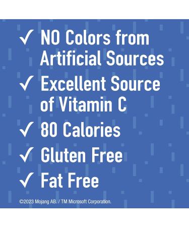 Betty Crocker Minecraft Fruit Flavored Kids Snacks Fat Free and Gluten Free Snack Value Pack 17.6 oz 22 Pouches (Pack of 2) Bundle With Snack Scout Lunch Bag - Buy Online on GoSupps.com