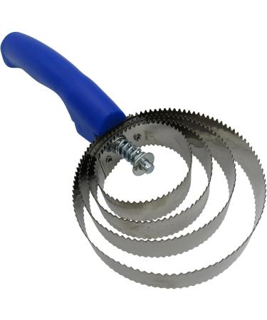 SecureFix Direct Spiral Curry Comb Horse (Brush Pets Equestrain Metal Grooming Shredding Blue) - Buy Online on GoSupps.com