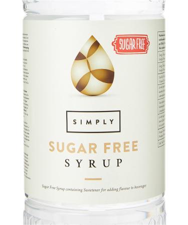 Simply Sugar Free Syrup Low Calorie Vegan & Nut Free Flavoured Syrup for Coffee Cocktails & Baking (1 Litre) - Buy Online on GoSupps.com