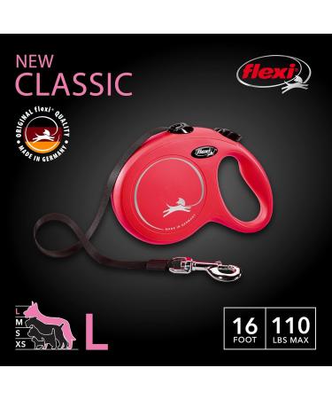 Buy Flexi CL30T5.250.R Retractable Dog Leash - Large Red 16 ft | International Shipping Available - Buy Online on GoSupps.com