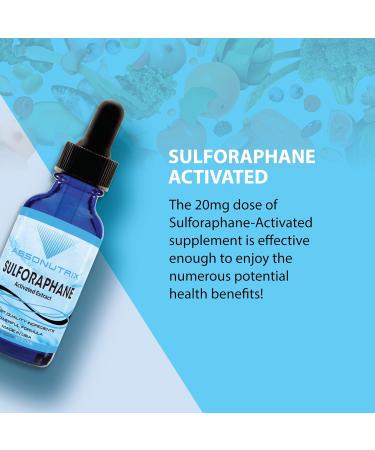 Absonutrix Activated and Stabilized Sulforaphane 20 mg 200 Servings Helps Cognitive Function Helps Slow Down Aging Third Party Tested Easy Absorption GMP-Certified Non-GMO Made in USA  - Buy Online on GoSupps.com