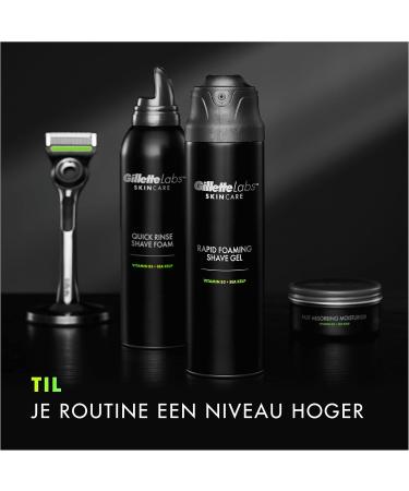 Procter Gamble Gillettelabs Fast Foaming Shave Gel Cools to Soothe & Helps Protect Against Razor Irritation Easy Rinse 198ml from Gillette - Buy Online on GoSupps.com