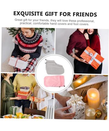 minkissy 3 Sets Gloves Wax Insulated Foot Cover Spa Mittens Grooming Glove Wax Mitts Heated Mittens Hand Wax Cover Paraffin Wax Bath Foot Cover Work Tools Fabric Washable Elastic Band Pink - Buy Online on GoSupps.com