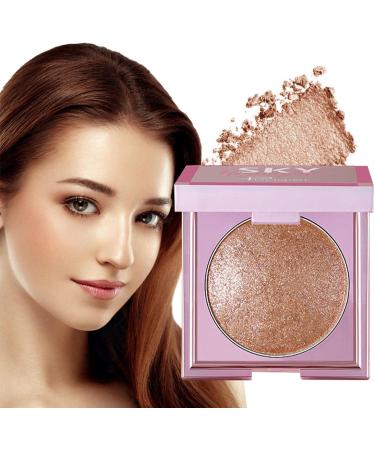 Eye Highlighter | 8g Shimmering Waterproof Highlighting Powder Cosmetics - Long Wear Cosmetics for Collarbone Body Arms Legs Brightening Highlighter for Easter Tmay #04 - Buy Online on GoSupps.com
