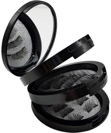 Reton Magnetic Eyelashes Set - Natural 3D Reusable False Lashes with Applicator & Clips - Soft Magnetic Eyelash Kit for Effortless Glam - Buy Online on GoSupps.com