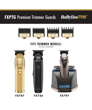 BaBylissPRO Barberology Comb Set | Premium Trimmer Guards for FX797 FX787 FX726 - International Shipping Available - Buy Online on GoSupps.com