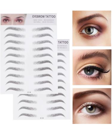 Lot de 2 Autocollants Transfert Sourcils Noir Effet R aliste Faux Sourcils Temporaires pour Femmes et Hommes Faciles Appliquer Maquillage Rapide et Naturel Usage Quotidien - Buy Online on GoSupps.com