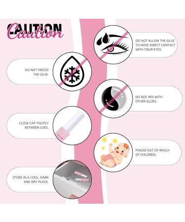 Cluster Lash Glue - Strong Hold and Waterproof Individual Lash Extension Adhesive - 7ml Clear - Buy Online on GoSupps.com