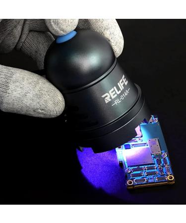 FEYLIE RL-014A UV Curing Lamp USB LED High Power T6 Fast Adhesive Green Oil Purple Light Phone Motherboard Repair Lamp - Buy Online on GoSupps.com